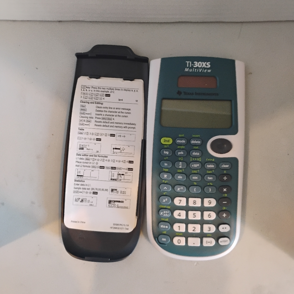 Texas Instruments TI-30XS MultiView Calculator - Green and White